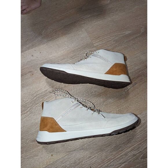 Caterpillar unisex Quest Mid Whitecap Moutons Sneaker White Men's13/Women's 15 - Picture 15 of 16